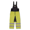 N-Ferno 6479 Hi-Vis Freezer Bib Overalls, Medium, Lime