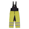 N-Ferno 6479 Hi-Vis Freezer Bib Overalls, Large, Lime