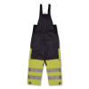 N-Ferno 6479 Hi-Vis Freezer Bib Overalls, Large, Lime