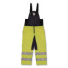 N-Ferno 6479 Hi-Vis Freezer Bib Overalls, 4X-Large, Lime