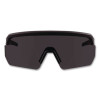 Skullerz Aegir Color Enhancing Safety Glasses, Matte Black Half Frame, High Contrast Smoke Shade 2 Vlt Single Lens