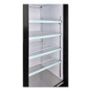 Nexel Merchandiser Refrigerator, 45 Cu Ft, Black