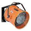 Electric Salamander Heater With Adjustable Thermostat 480 V, 30,000 W, 23.03 x 7.12 x 24.68, Orange