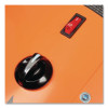 Electric Salamander Heater With Adjustable Thermostat 480 V, 30,000 W, 23.03 x 7.12 x 24.68, Orange