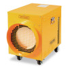 Portable Electric Heater, 15,000 W, 16.62 x 24.5 x 23, Yellow