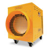 Portable Electric Heater, 15,000 W, 16.62 x 24.5 x 23, Yellow