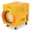 Portable Electric Heater, 15,000 W, 16.62 x 24.5 x 23, Yellow