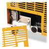 Portable Electric Heater, 15,000 W, 16.62 x 24.5 x 23, Yellow