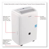 Portable Dehumidifier With Pump And Wi-Fi, 9.62 x 11.62 x 19.87, White