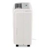 Portable Dehumidifier With Pump And Wi-Fi, 11.62 x 11.62 x 24.81, White