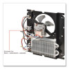 Fan Forced Wall Heater With Enclosed Motor, 4,000 W, 15.75 x 5 x 19.25, White