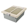 Fan Forced Wall Heater, Shaded Pole Motor, 1,500 W, 10.63 x 4.75 x 12.25, White