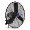2-Speed Oscillating Outdoor Rated Wall Mount Fan, 24", Black