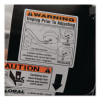 2-Speed Oscillating Outdoor Rated Wall Mount Fan, 24", Black