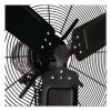 2 Speed Oscillating Outdoor Rated Wall Mount Fan, 30", Black
