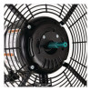 2 Speed Oscillating Outdoor Rated Wall Mount Fan, 30", Black