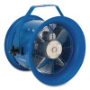 High Velocity Drum Fan With Yoke Mount, 14", Blue