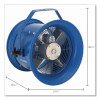 High Velocity Drum Fan With Yoke Mount, 14", Blue