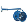 High Velocity Drum Fan With Yoke Mount, 14", 1 Speed, Blue