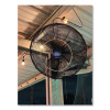 Industrial Wall Mounted Oscillating Fan, 18", 3 Speeds, Black