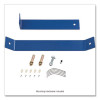 High Velocity Fan, Wall And Column Mount, 14", 1 Speed, Blue