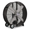 Portable Drum Blower Fan, 42", 2 Speeds, Black