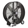 Portable Drum Blower Fan, 42", 2 Speeds, Black
