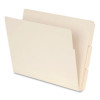 Manila End Tab Expansion Folders, 1/3-Cut Tabs: Assorted, Letter Size, 0.75" Expansion, Manila, 100/Box