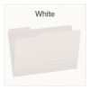 Double-Ply Reinforced Top Tab Colored File Folders, 1/3-Cut Tabs: Assorted, Legal, 0.75" Expansion, White, 100/Box