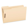 Manila Fastener Folders, 1/3-Cut Tab: Assorted, Expands 0.75", 2 Fasteners, Legal Size, 50/Box