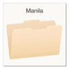 Manila File Folders, 1/3-Cut Tabs: Center Position, Legal Size, 0.75" Expansion, Manila, 100/Box
