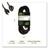 16 Awg Outdoor Extension Cord, 25 Ft, 13 A, Black