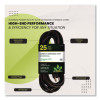 16 Awg Outdoor Extension Cord, 25 Ft, 13 A, Black