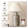 3 Outlet 2 Usb Wall Tap, 735 J, White