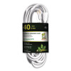 16 Awg Outdoor Extension Cord, 40 Ft, 13 A, White