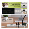 6 Outlet Surge Protector, 15 Ft Cord, 1,200 J, White