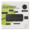 8 Outlet Surge Protector, 6 Ft Cord, 750 J, Black