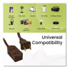 Household Extension Cord, 20 Ft, 13 A, Brown, 3/Pack