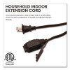 Household Extension Cord, 20 Ft, 13 A, Brown, 3/Pack