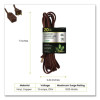 Household Extension Cord, 20 Ft, 13 A, Brown, 3/Pack