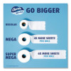 Ultra Soft Bathroom Tissue, Mega Roll, Septic Safe, 2-Ply, White, 208 Sheets/Roll, 12 Rolls/Pack