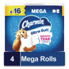 Ultra Soft Bathroom Tissue, Septic Safe, 2-Ply, White, 208 Sheets/Roll, 4 Rolls/Pack