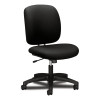 Comfortask Center-Tilt Task Chair, Supports Up To 300 Lb, 17" To 22" Seat Height, Black Seat/Back, Black Base