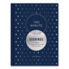 Guided Journal: Two Minute Evenings - Wind Down Your Day By Neil Pasricha, Blue/Silver Cover, (152) 6.25 x 4.75 Sheets
