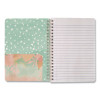 Silver Lining Hardcover Journal, Medium/College Rule, Randomly Assorted Cover Designs And Colors, (80) 7 x 5 Sheets