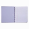 Twin-Wire Notebook, Randomly Assorted Pastel Marble Cover Designs, 1-Subject, Medium/College Rule, (80) 10.5 x 8.5 Sheets