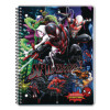 Licensed Spiral Notebook, Marvel Spider-Man, 1-Subject, Wide/Legal Rule, Multicolor Cover, (70) 10.5 x 8 Sheets