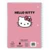Licensed Spiral Notebook, Hello Kitty, 1-Subject, Wide/Legal Rule, Multicolor Cover, (70) 10.5 x 8 Sheets