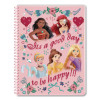 Licensed Spiral Notebook, Disney Princesses, 1-Subject, Wide/Legal Rule, Multicolor Cover, (70) 10.5 x 8 Sheets