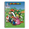 Licensed Spiral Notebook, Super Mario, 1-Subject, Wide/Legal Rule, Multicolor Cover, (70) 10.5 x 8 Sheets